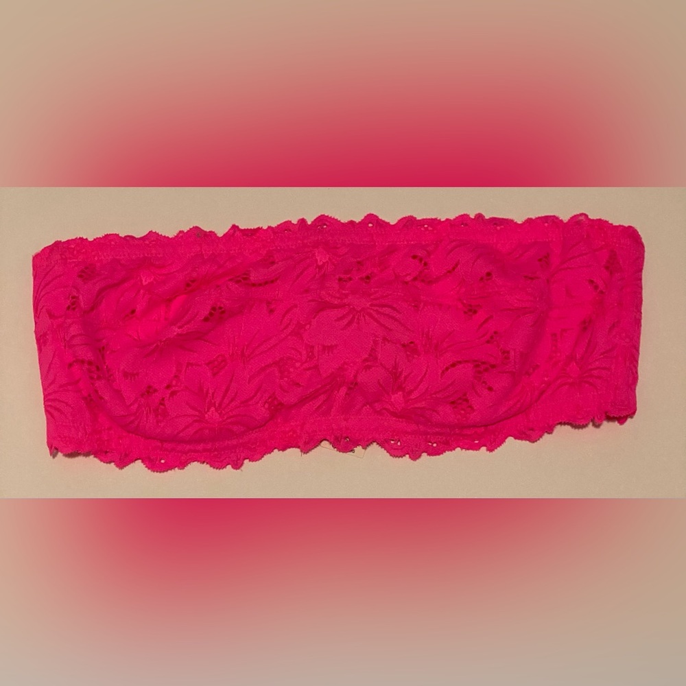 NWT Aerie Beach Daze Lace Bandeau/Bra/Bralette 36D - Picture 3 of 12